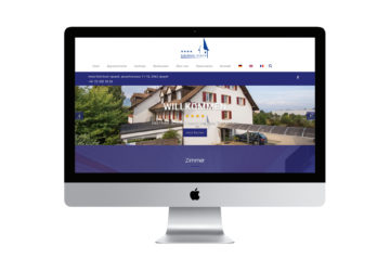 NEUE WEBSITE Hotel Schlössli Ipsach | Egli-Werbung uas Stäfa in Zürich